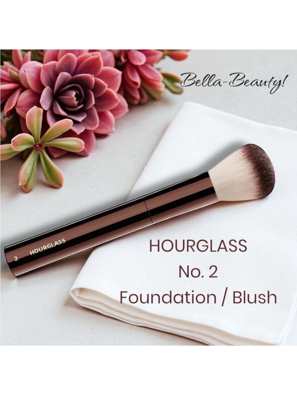 HOURGLASS No. 2 Foundation / Blush Brush  ~NEW~  No Box